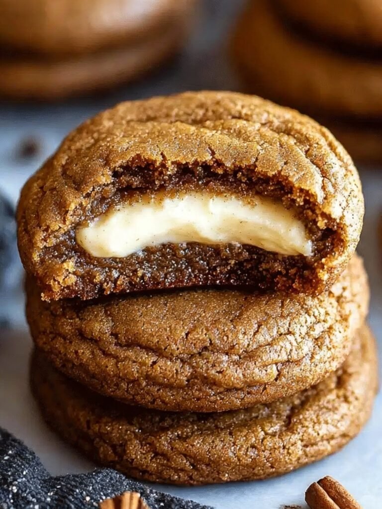 Gingerbread Cheesecake Cookies Recipe