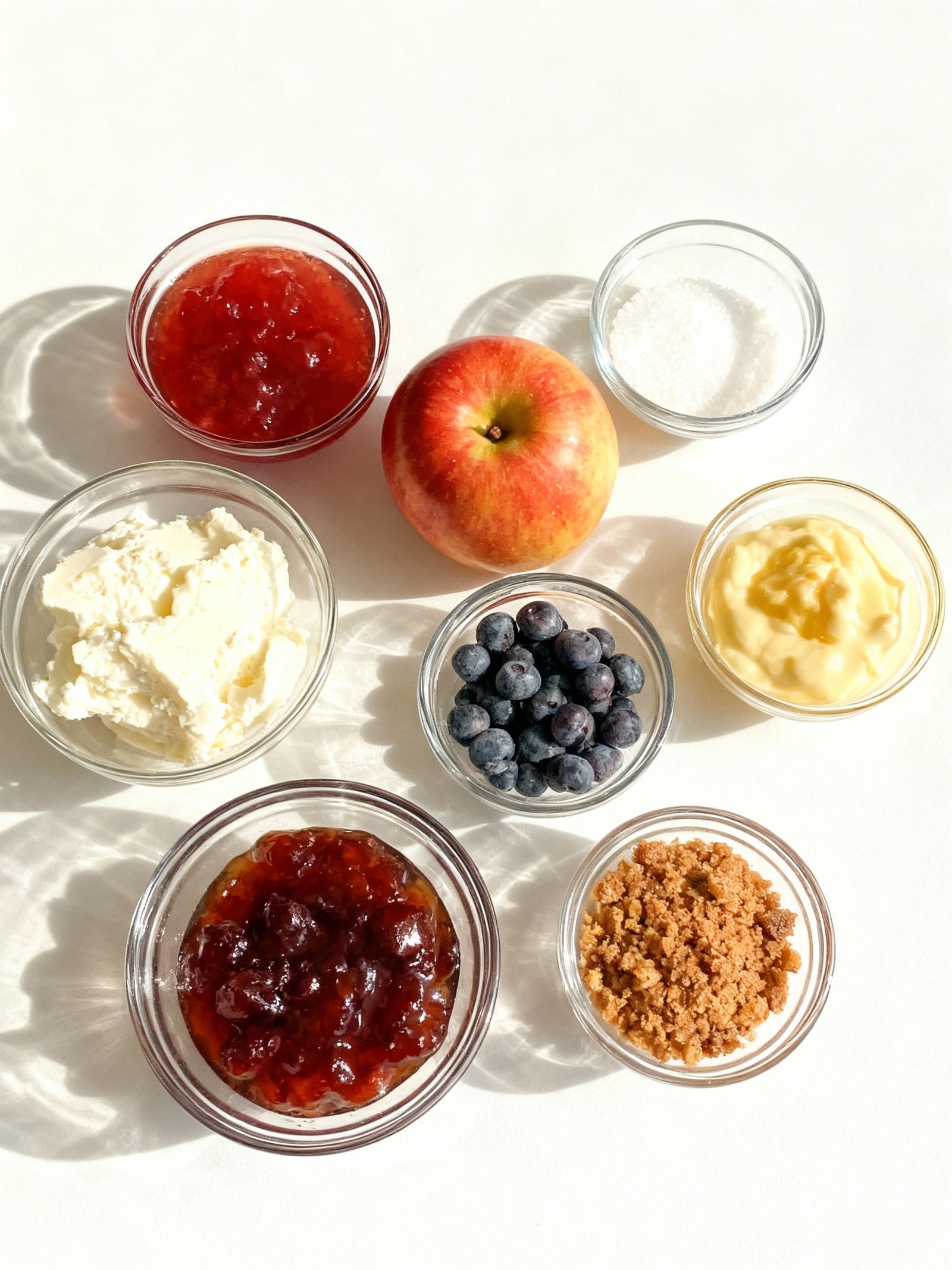 Cheesecake Stuffed Baked Apples ingredients