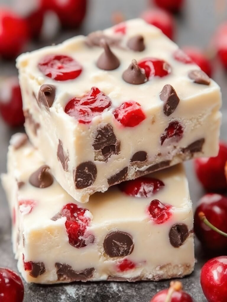 Irresistible Cherry Garcia Fudge Recipe