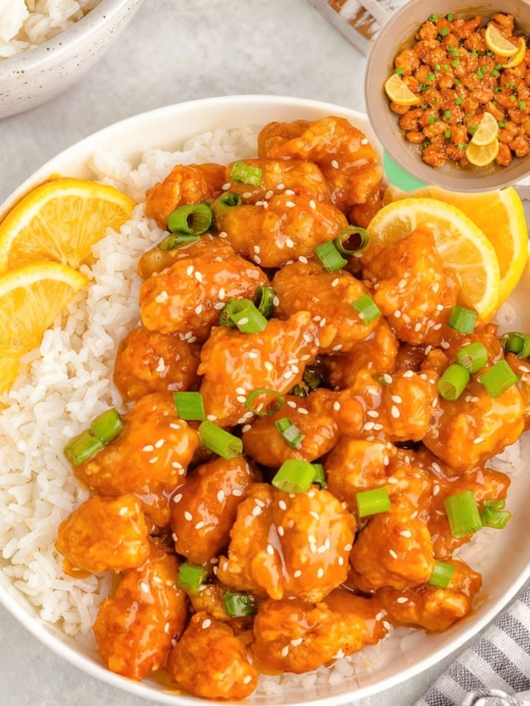 Chinese Lemon Chicken finished