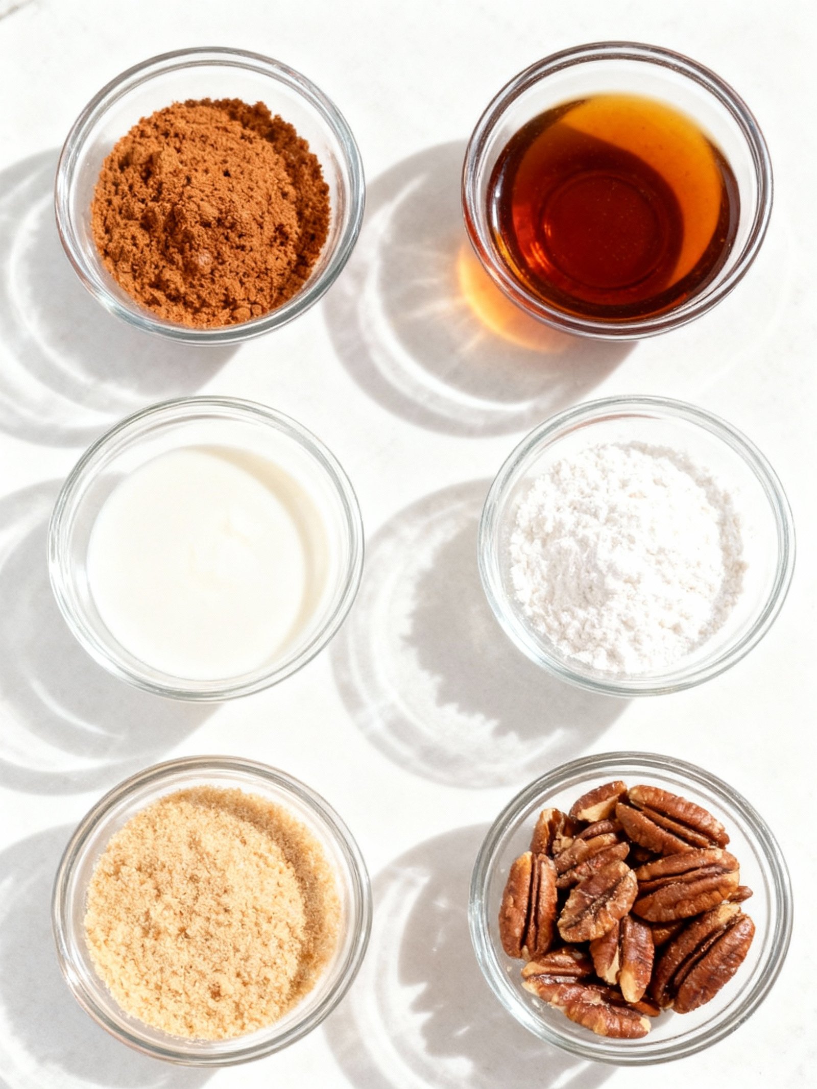 Chocolate Bourbon Pecan Pie ingredients
