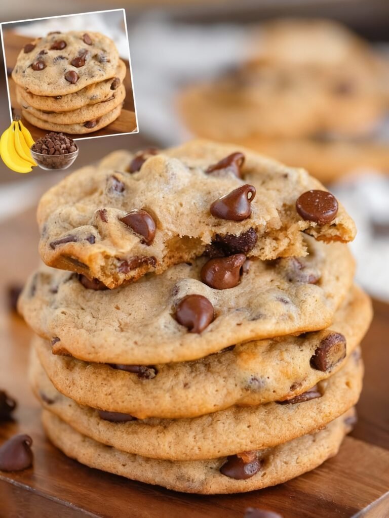 Chocolate Chip Banana Cookies Recipe