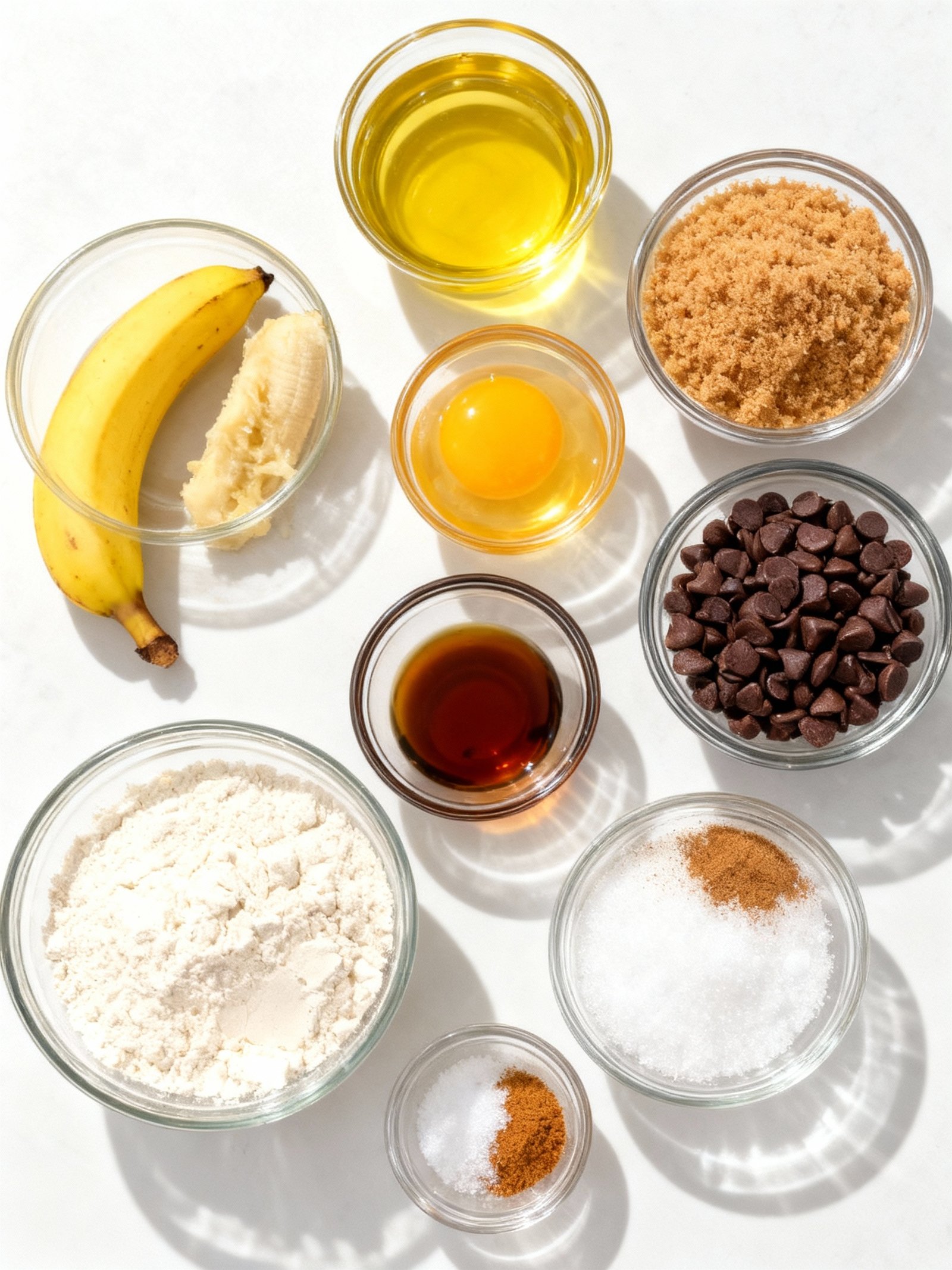 Chocolate Chip Banana Cookies ingredients