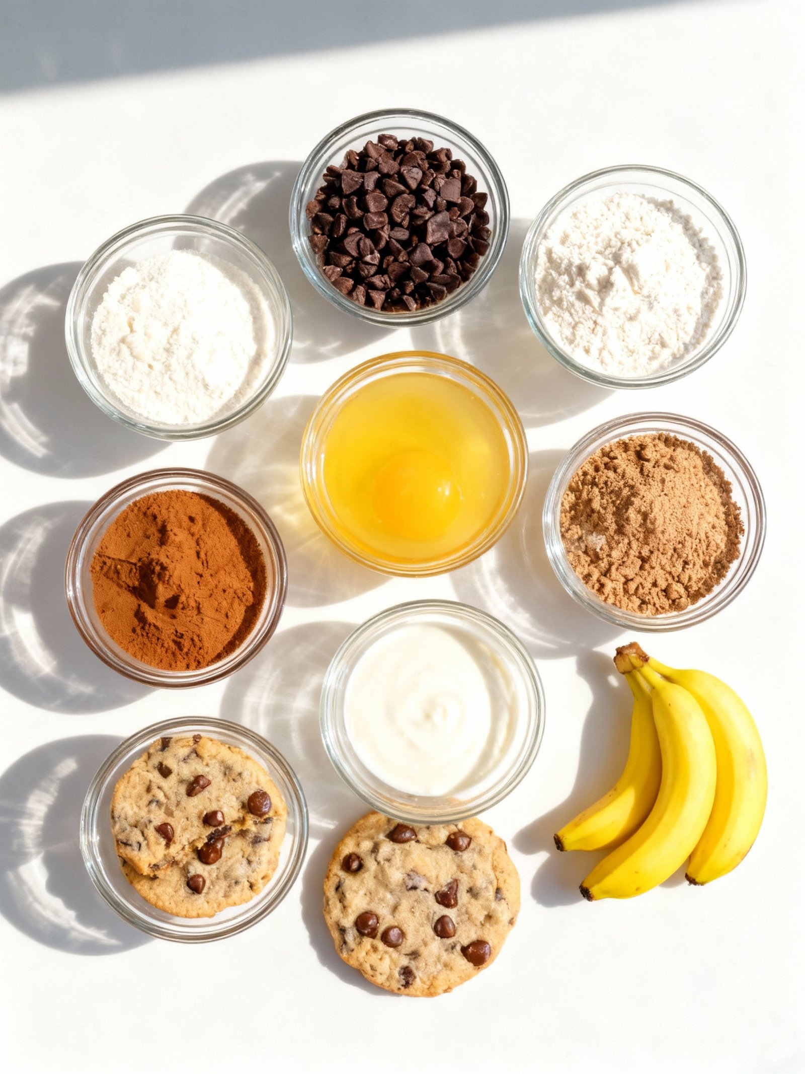 Chocolate Chip Banana Cookies ingredients