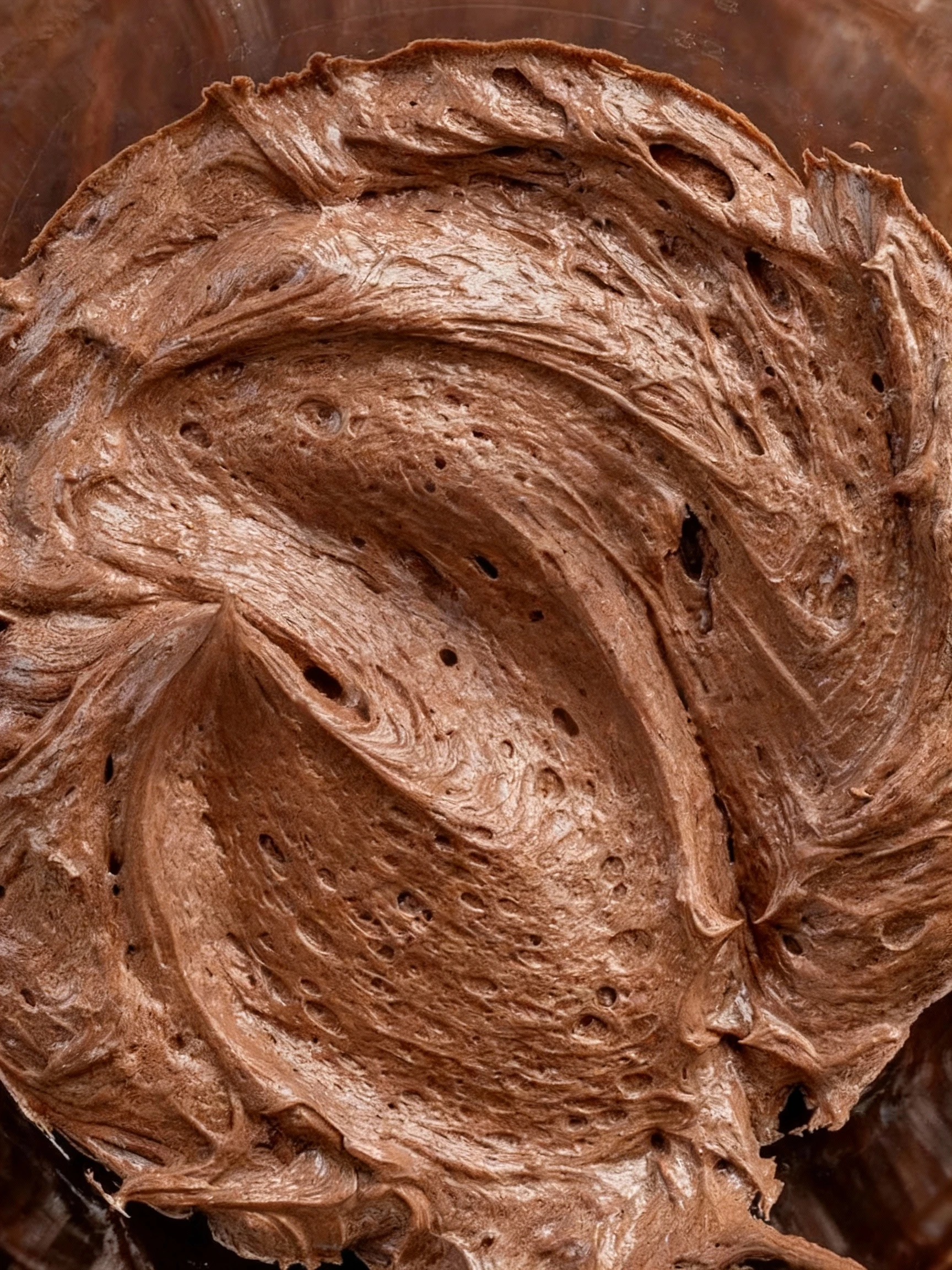 Chocolate Ermine Frosting finished