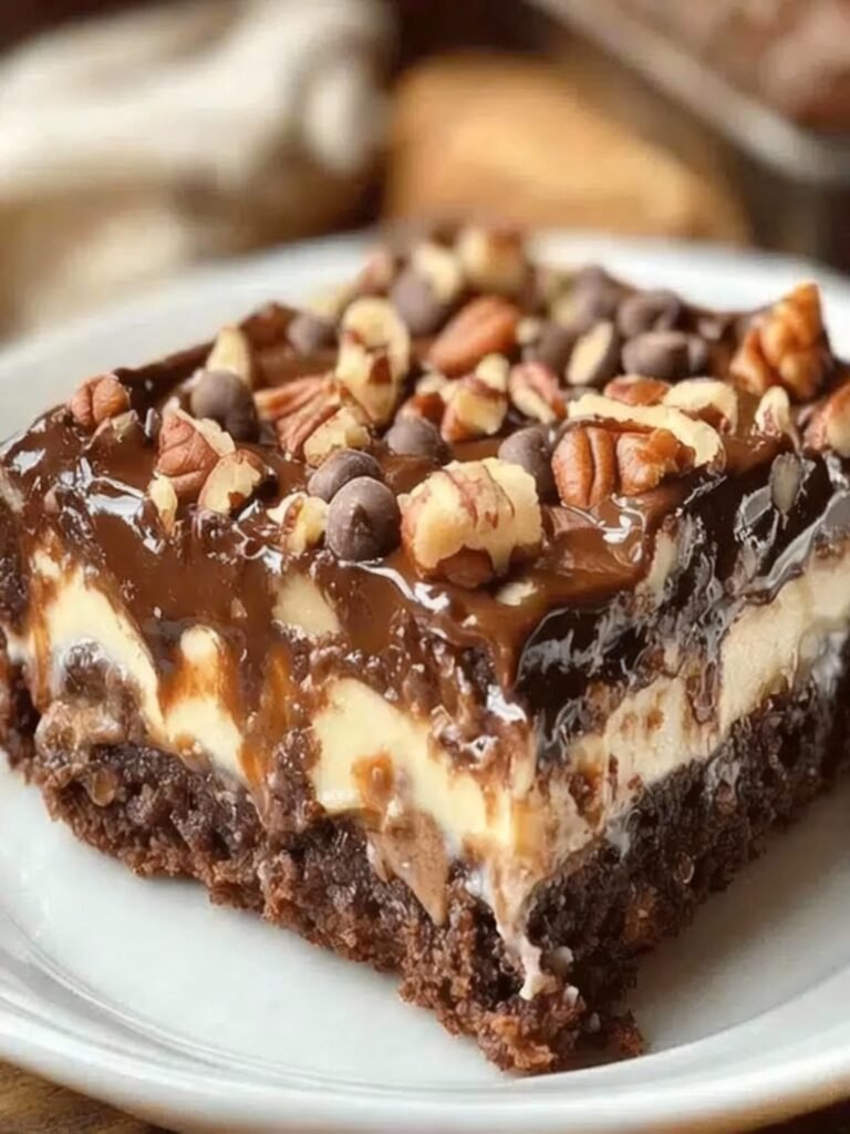 Chocolate Pecan Ooey Gooey Butter Cake Recipe