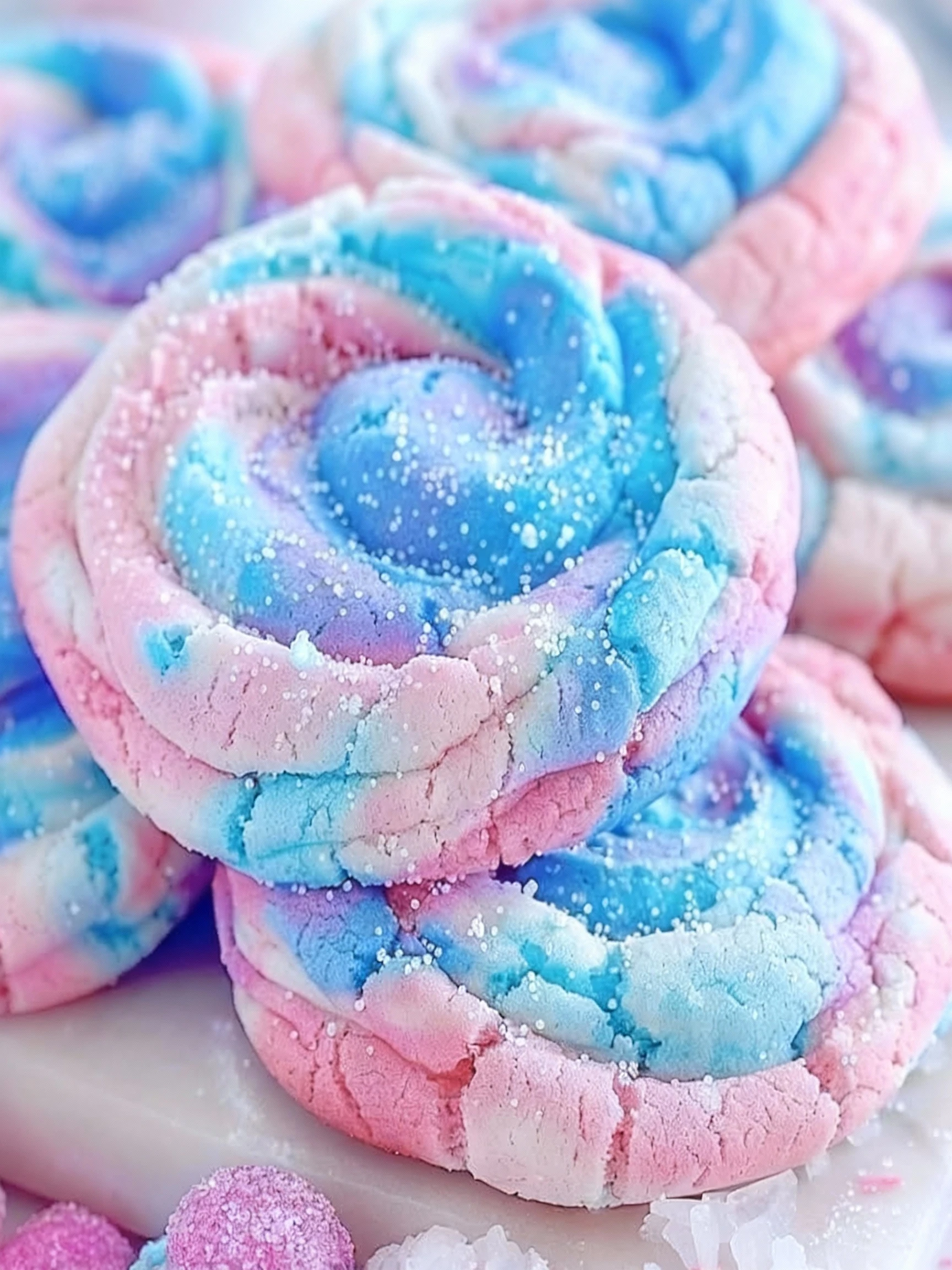 Cotton Candy Cookies Recipe finished