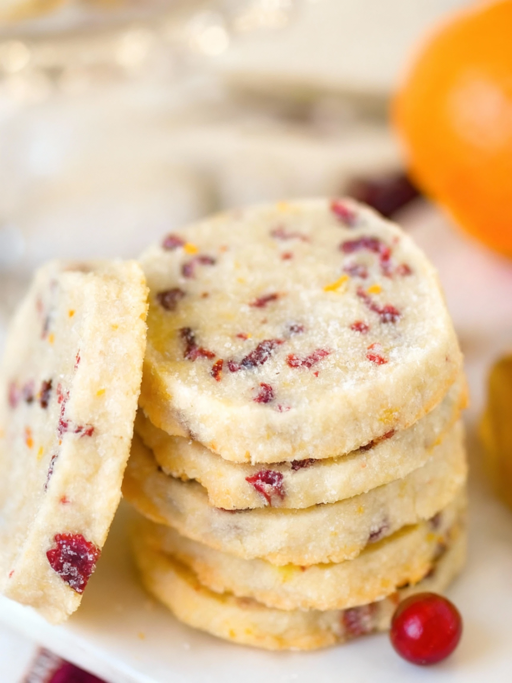 These Cranberry Orange Shortbread Cookies have been a favorite for nearly a decade They combine two of the best holid finished