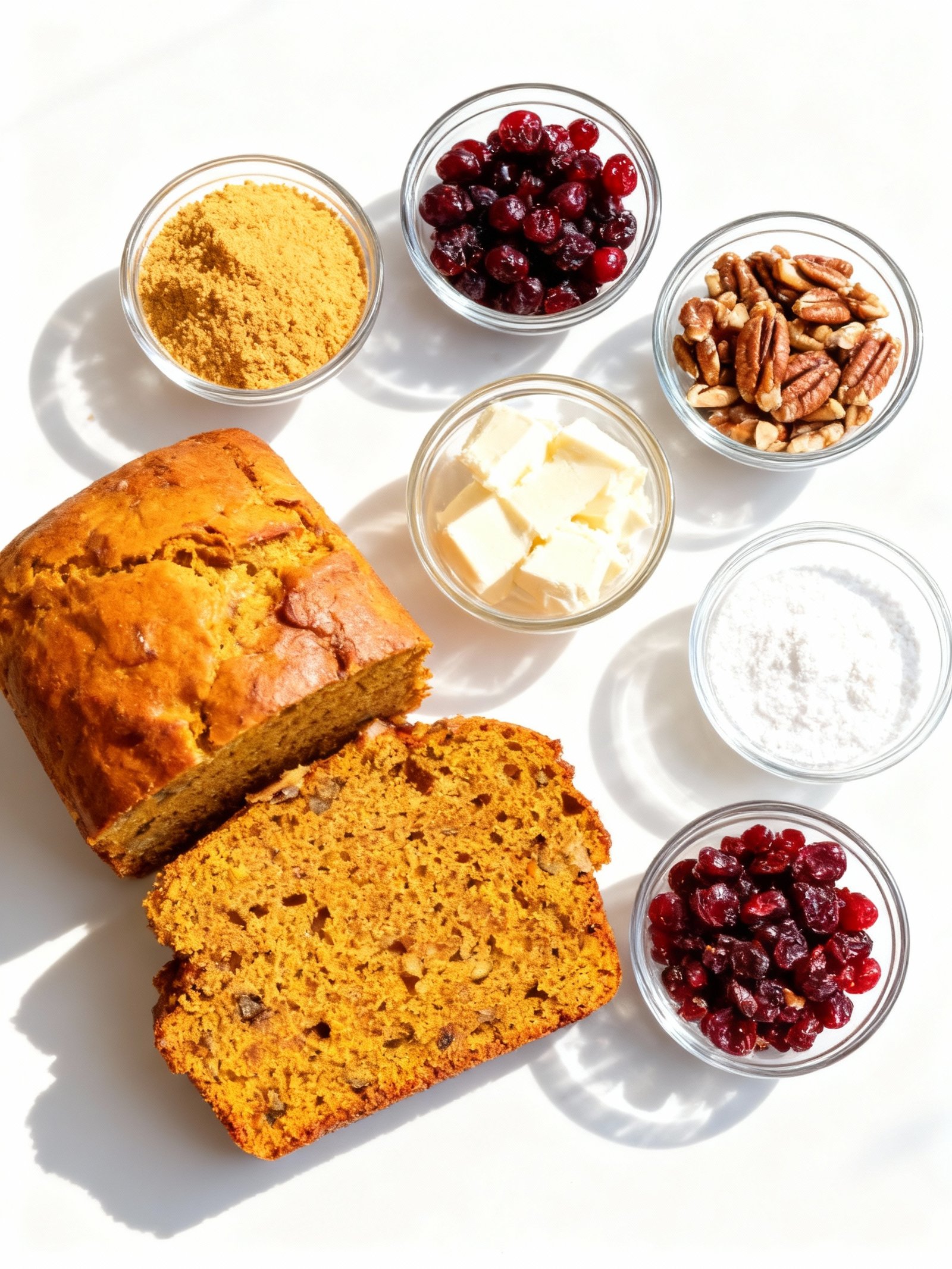 This extra delicious and supremely moist Cranberry Pecan Pumpkin Bread is bursting with fall flavors ingredients