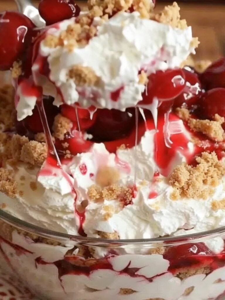 Delectable Cherry Cheesecake Fluff Recipe