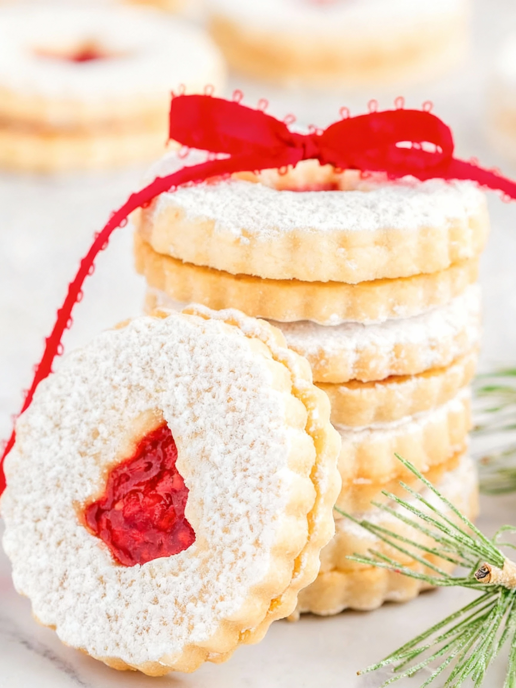 Delightful Linzer Cookies are a holiday favorite Wonderfully tender and buttery with a sweet jam center and a pretty finished