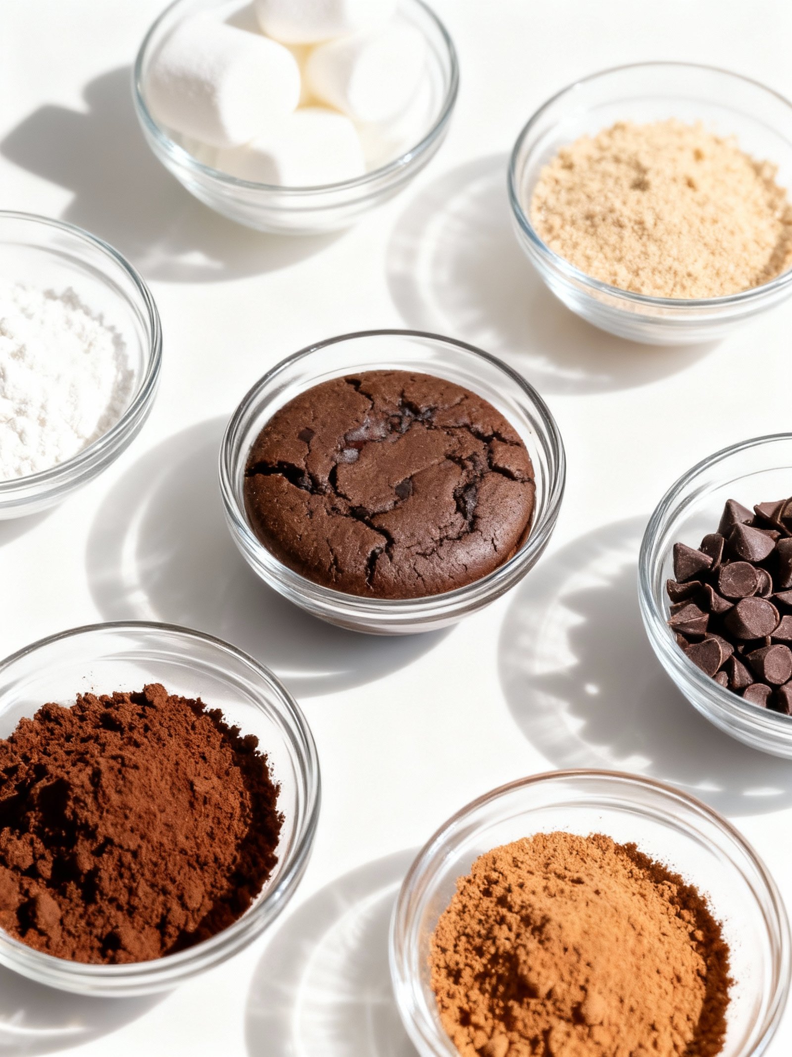 Double Chocolate Marshmallow Cookies ingredients