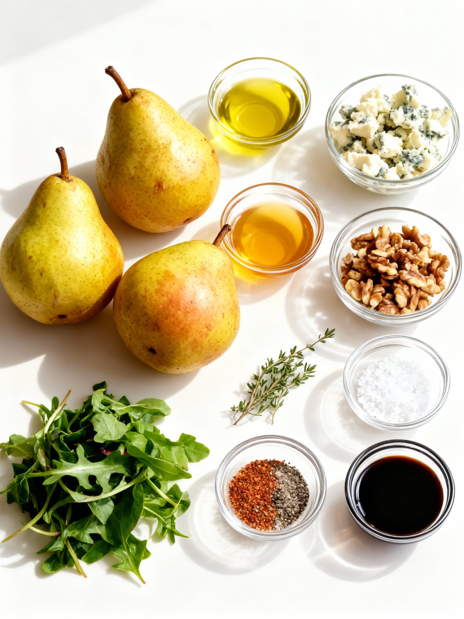 Easy Roasted Pears with Blue Cheese ingredients