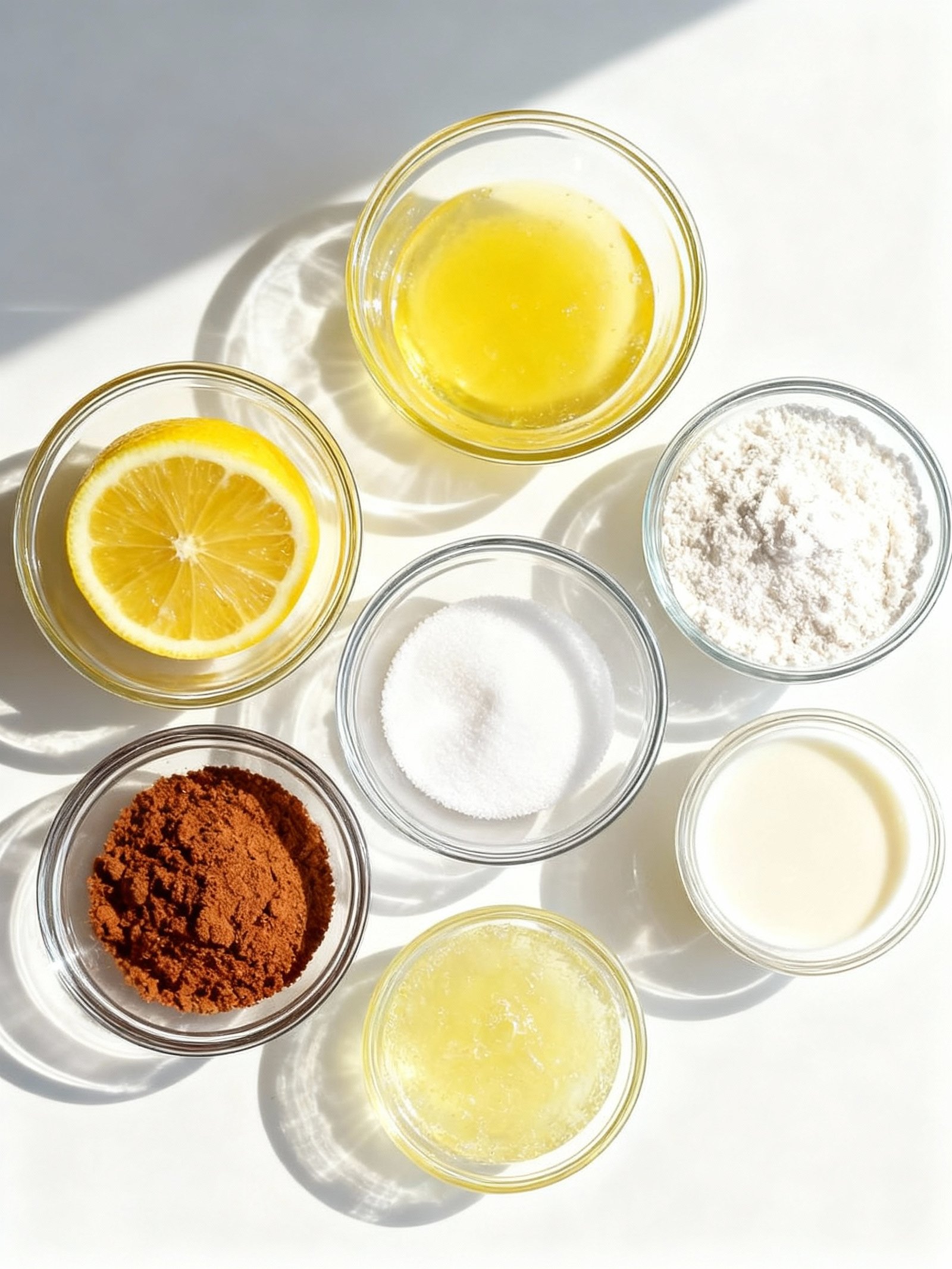 Elegant Lemon Marbled Cheesecake Bars ingredients