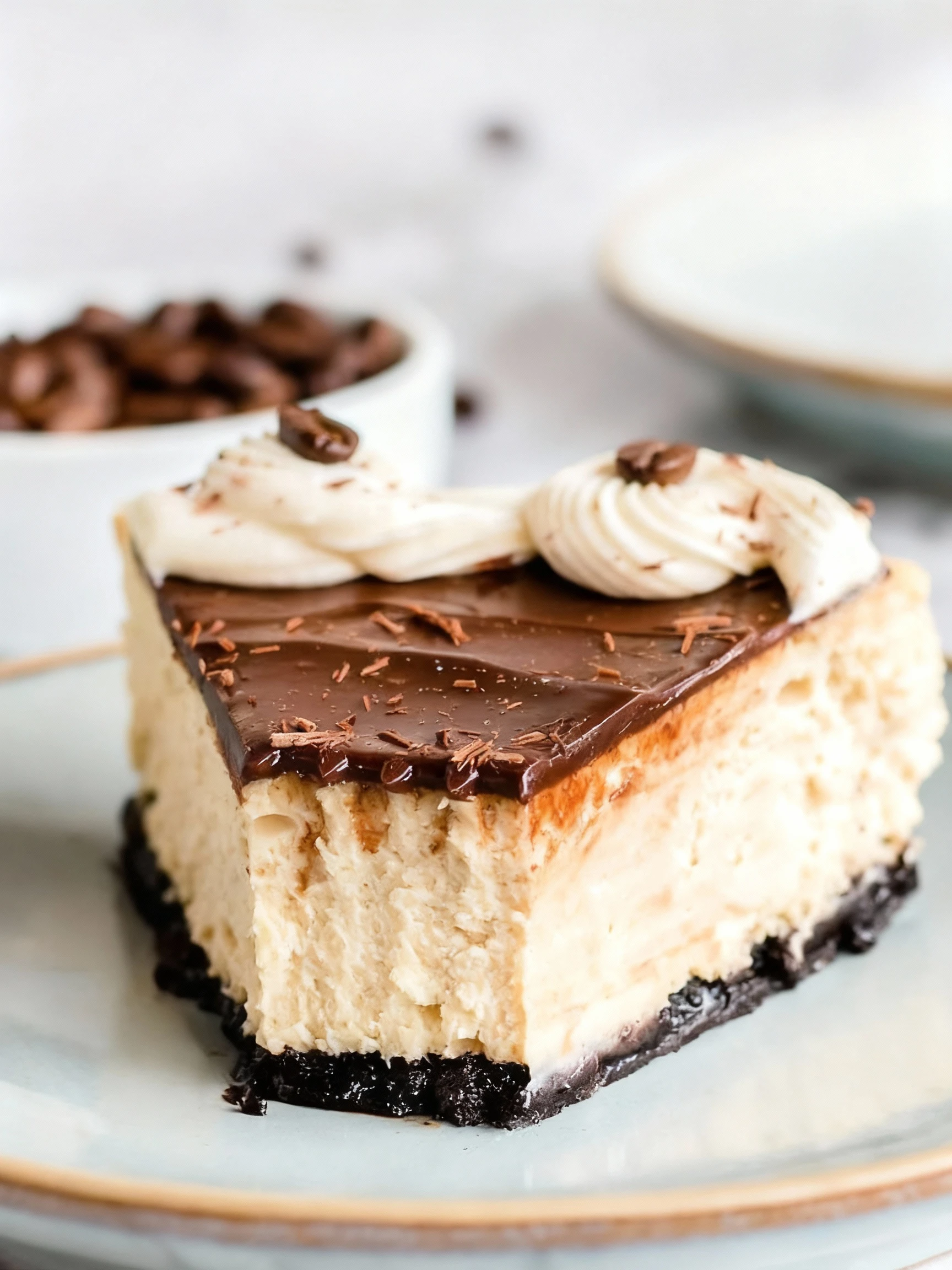 Espresso Cheesecake finished