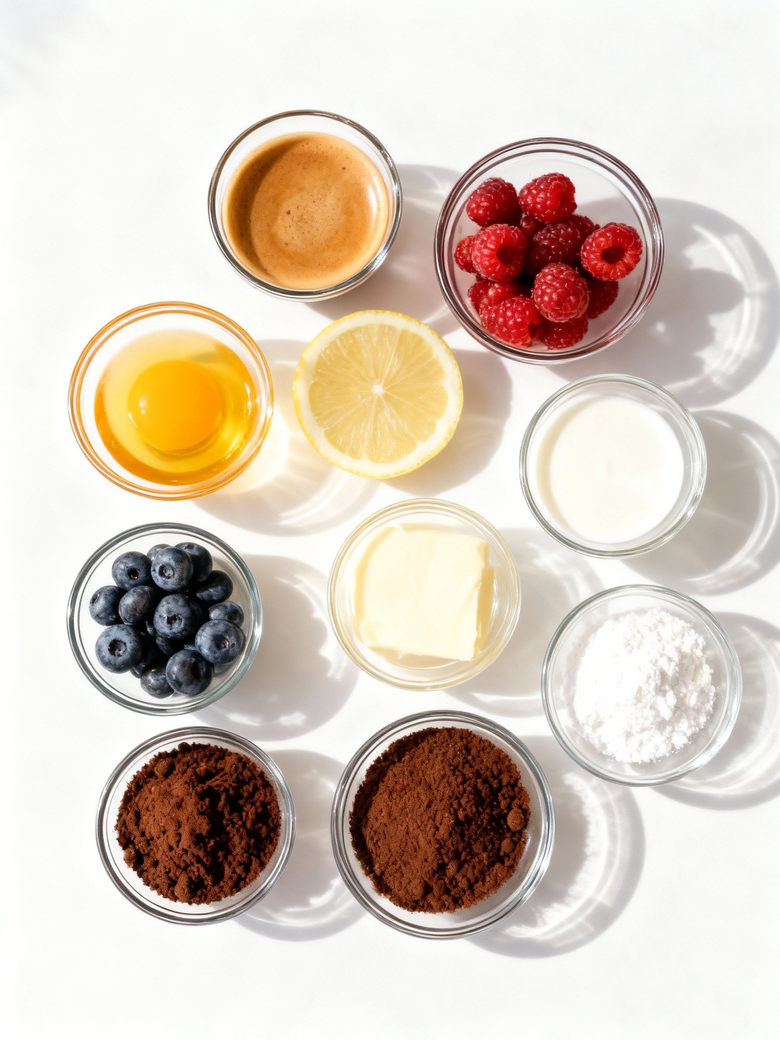 Espresso Cheesecake ingredients