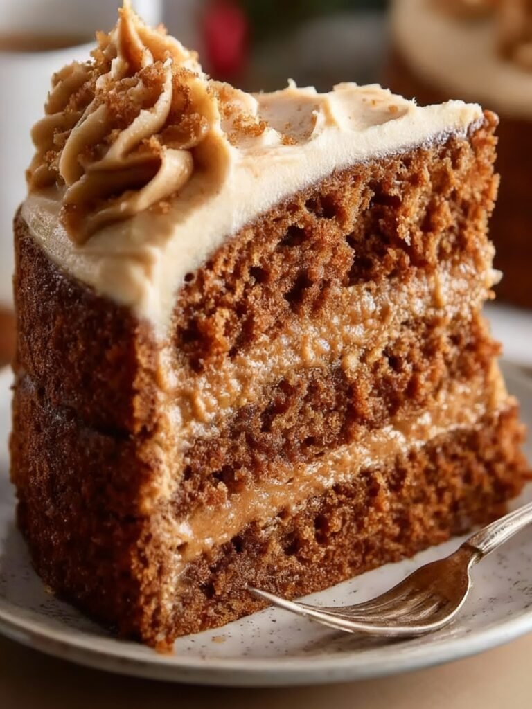 Gingerbread Cake with Cinnamon Molasses Frosting Recipe