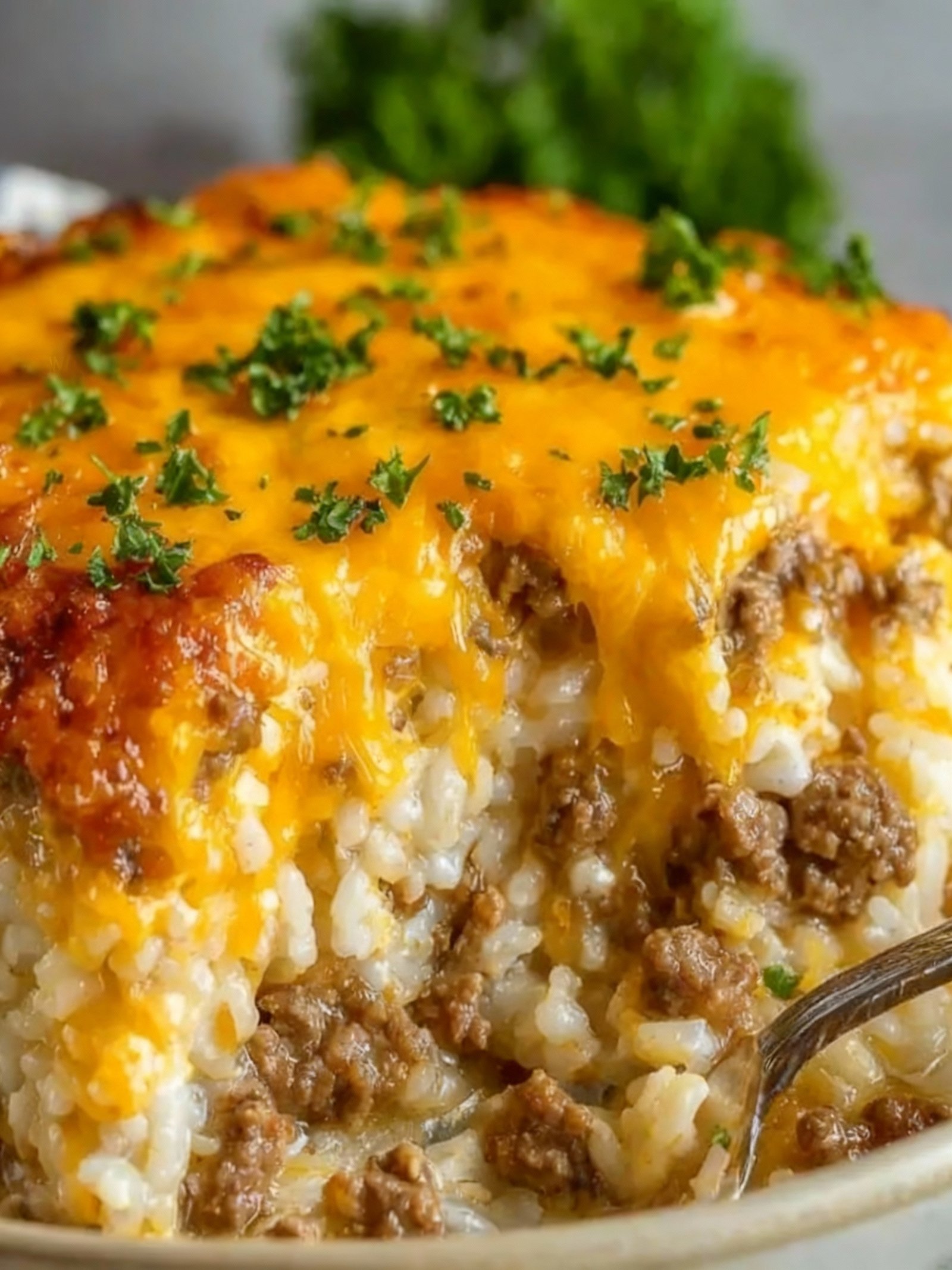 Ground Beef and Rice Casserole | Easy Dinner Idea Recipe