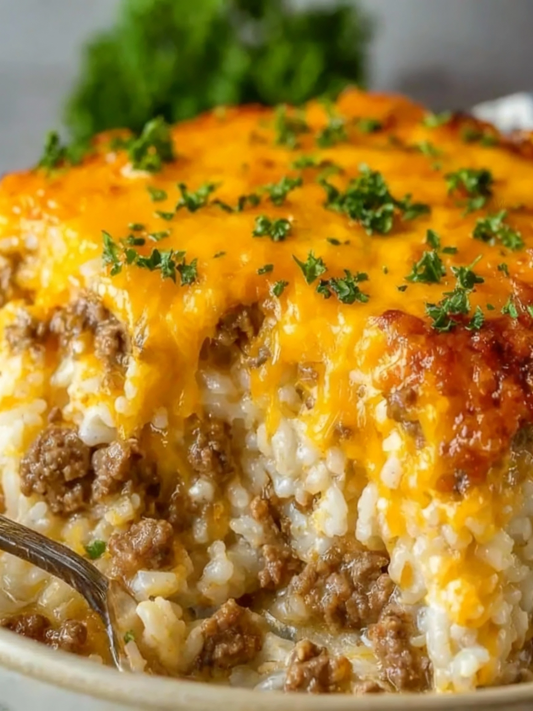 Ground Beef and Rice Casserole | Easy Dinner Idea finished
