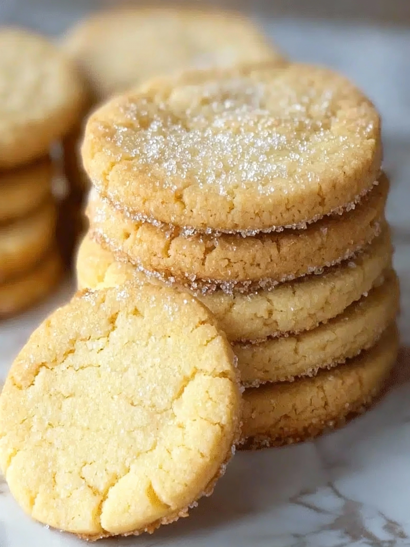 Homemade French Butter Cookies finished