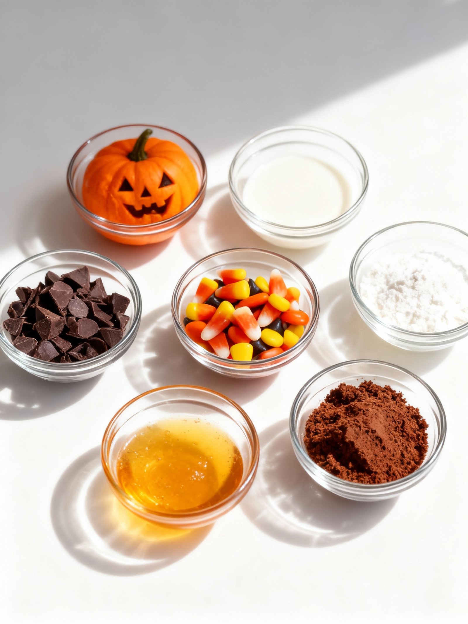 Homemade Halloween Fudge Recipe ingredients