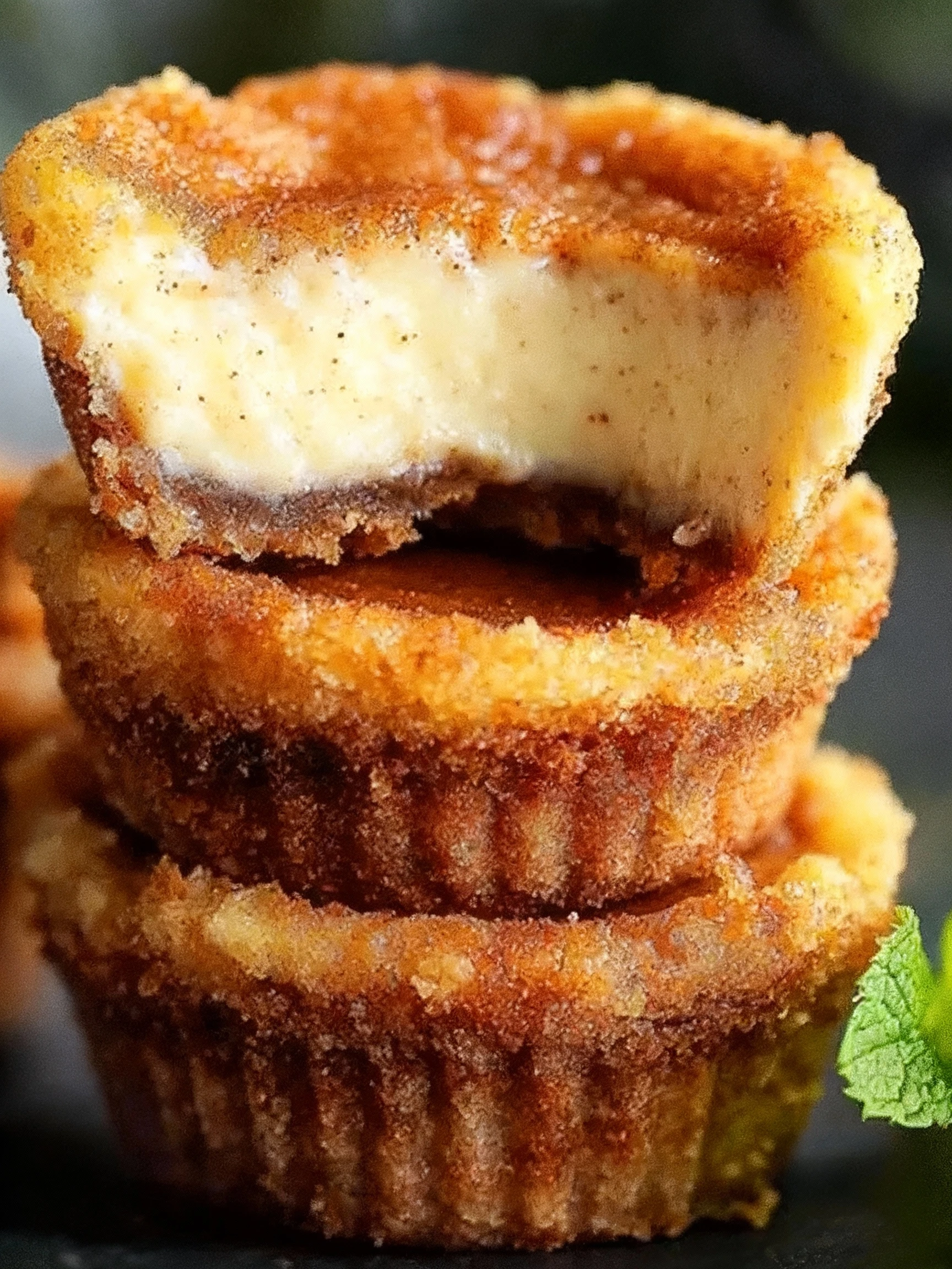 Homemade Snickerdoodle Cheesecake Bites finished