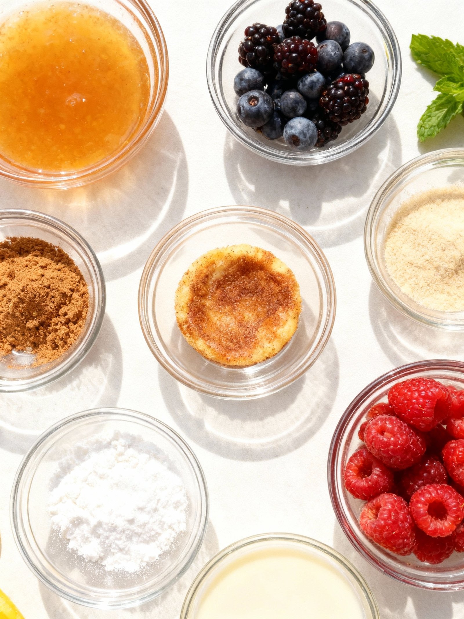 Homemade Snickerdoodle Cheesecake Bites ingredients