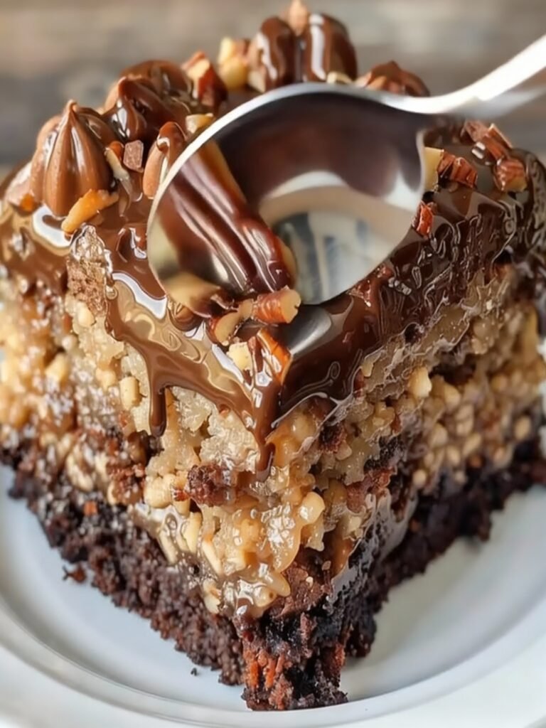 Irresistible German Chocolate Poke Cake Recipe