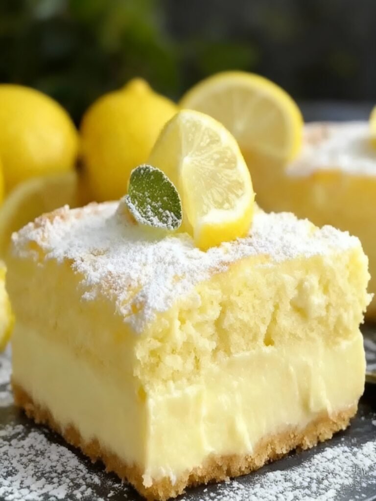 Magic Lemon Custard Cake Recipe