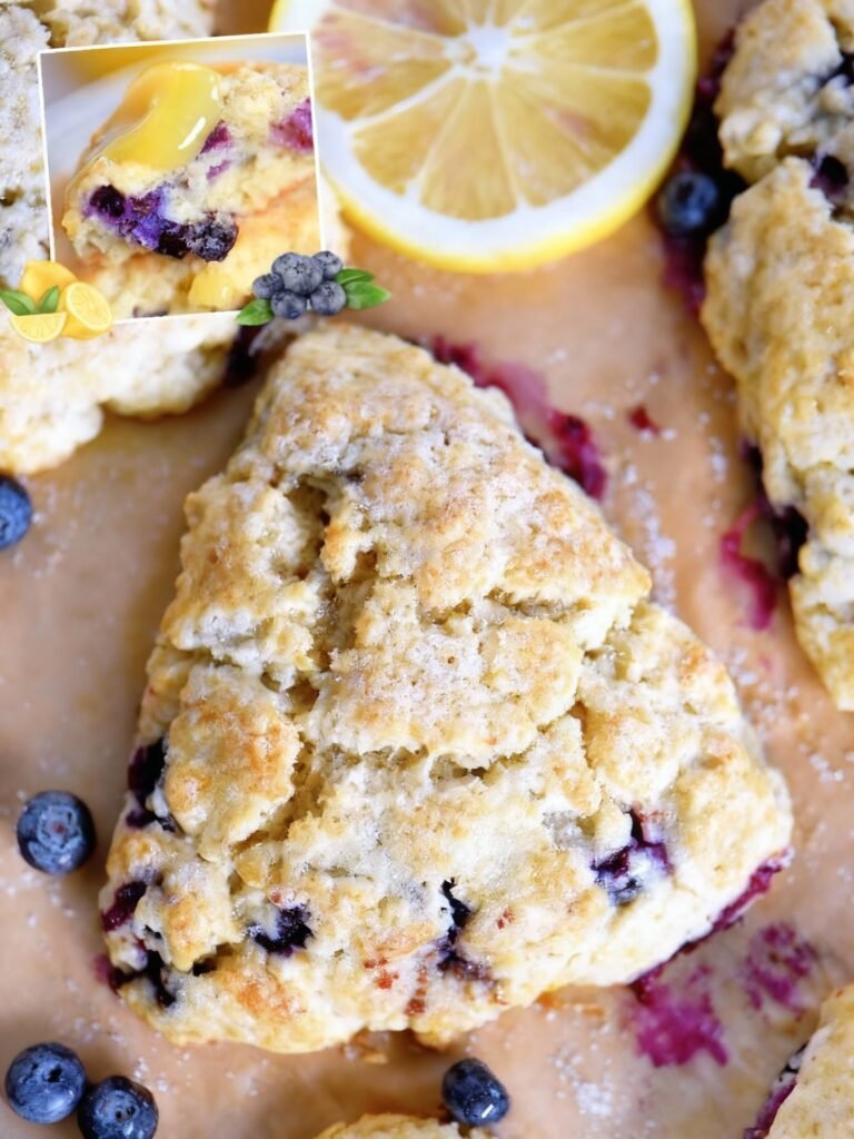 Lemon Blueberry Scones Easy Recipe