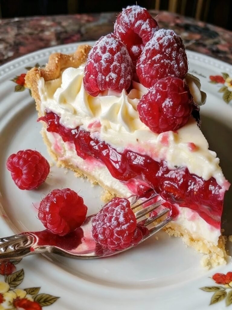Lemon Raspberry Layered Pie Recipe