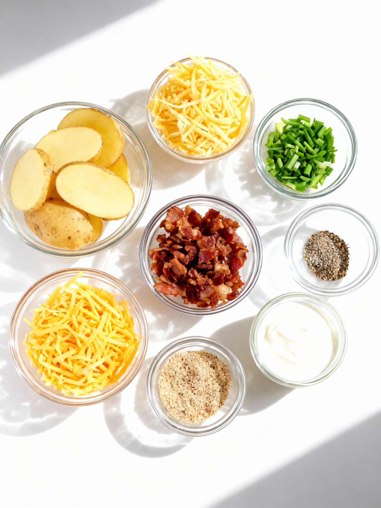 Loaded Scalloped Potatoes are next level comfort food ingredients