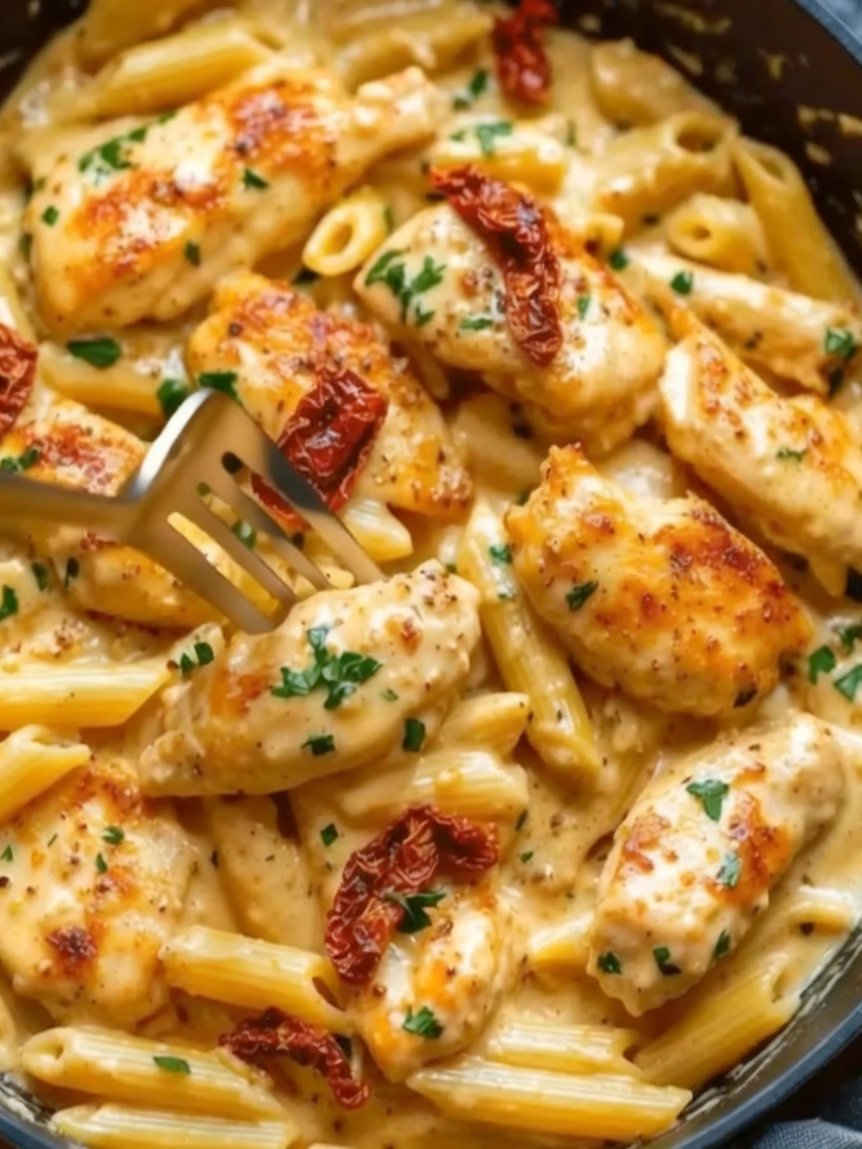 Marry Me Chicken Pasta finished