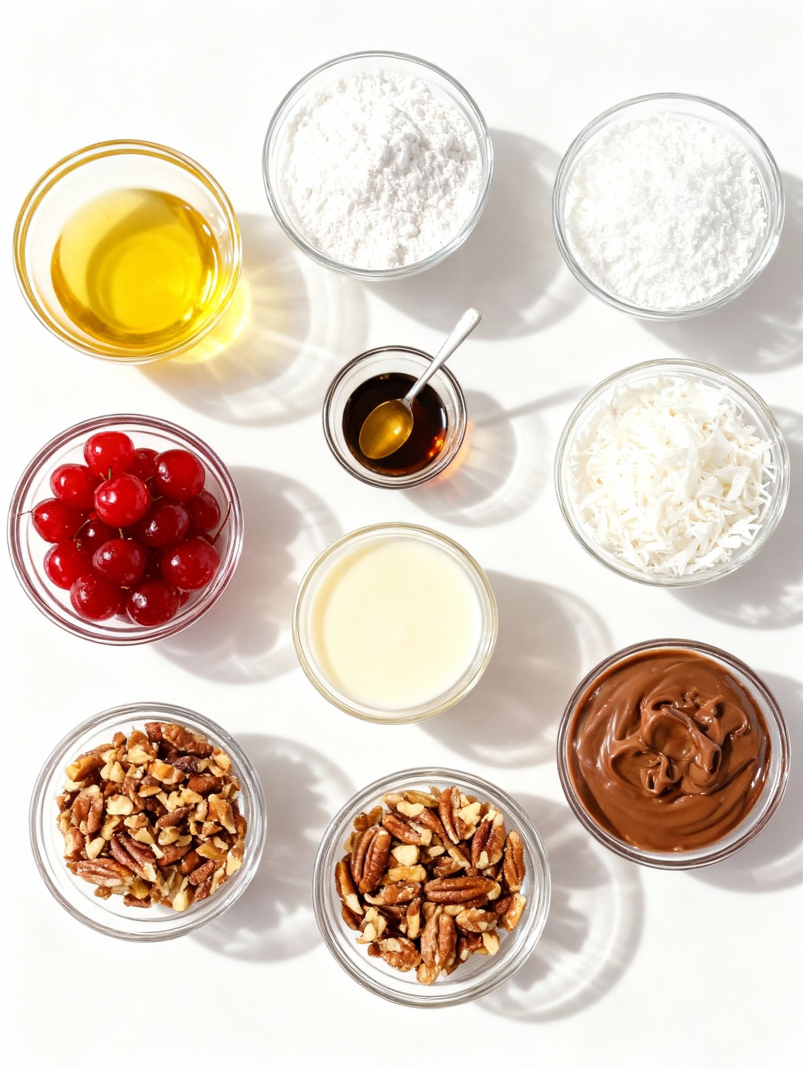 Martha Washington Candy Old-fashioned chocolate candies filled with coconut, cherries & pecans—pure nostalgia in ev ingredients