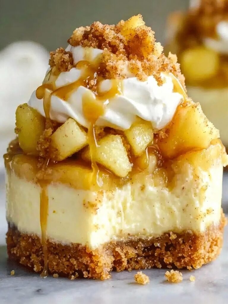 Irresistible Mini Caramel Apple Cheesecake Bites Recipe