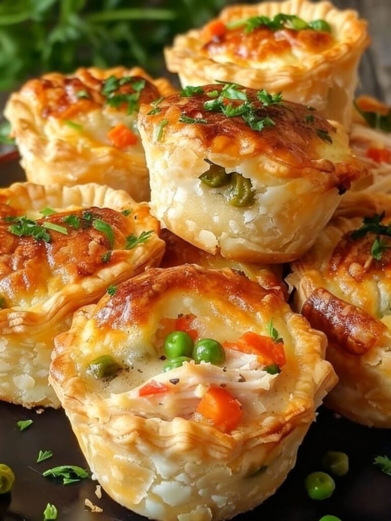 Mini Chicken Pot Pie Muffins Recipe