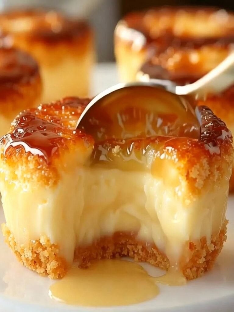 Mini Crème Brûlée Cheesecakes Recipe