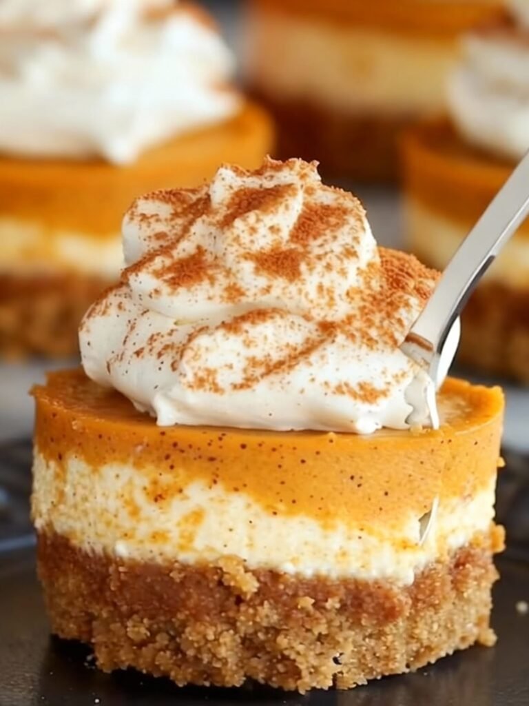 Mini Pumpkin Cheesecakes Recipe