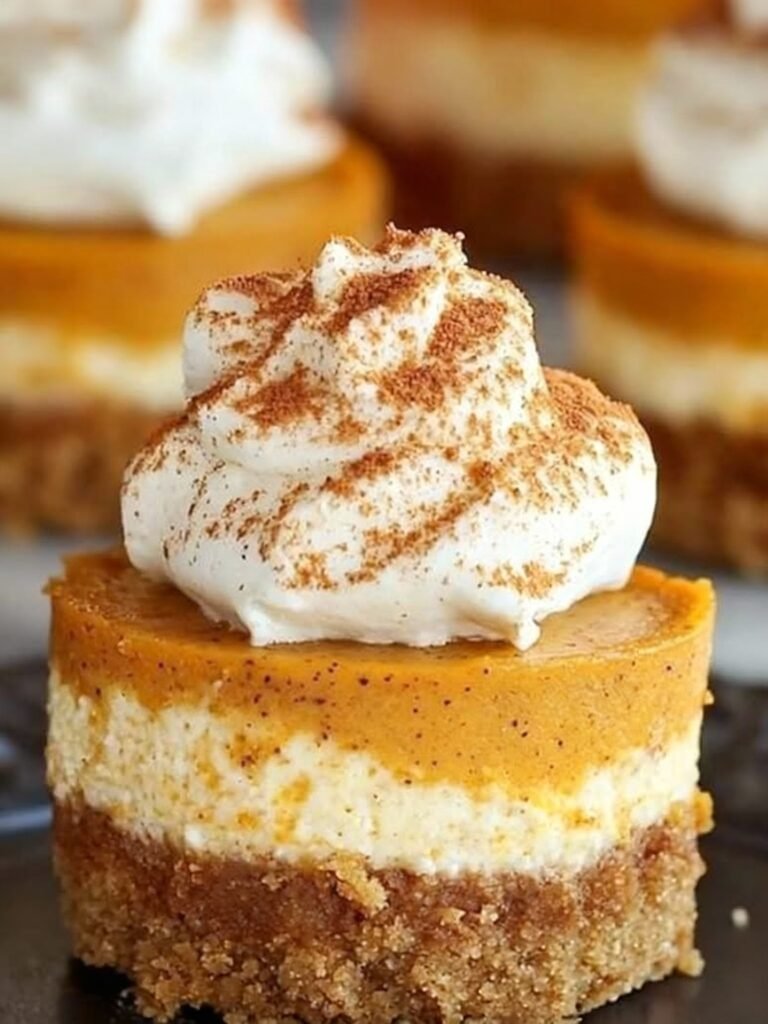 Mini Pumpkin Cheesecake Bites Recipe