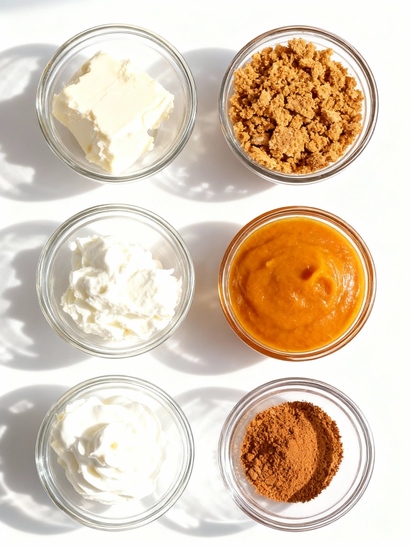 Mini Pumpkin Cheesecake Bites ingredients