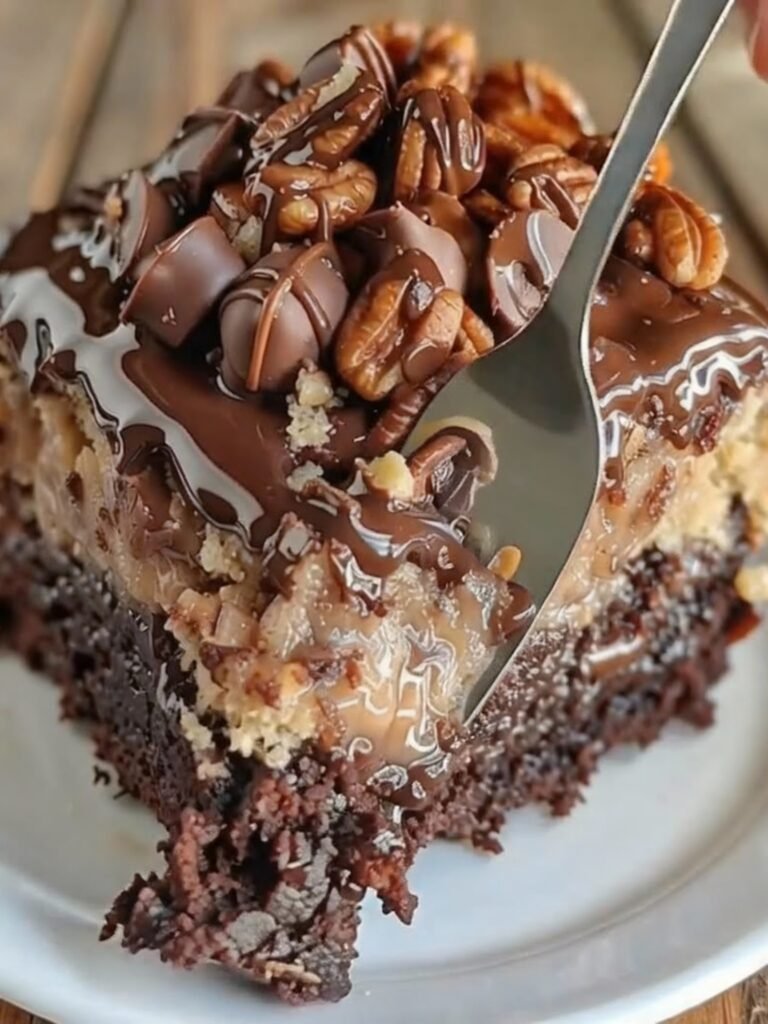 German Chocolate Poke Cake Recipe
