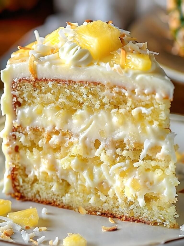 Pineapple Coconut Dream Cake Recipe