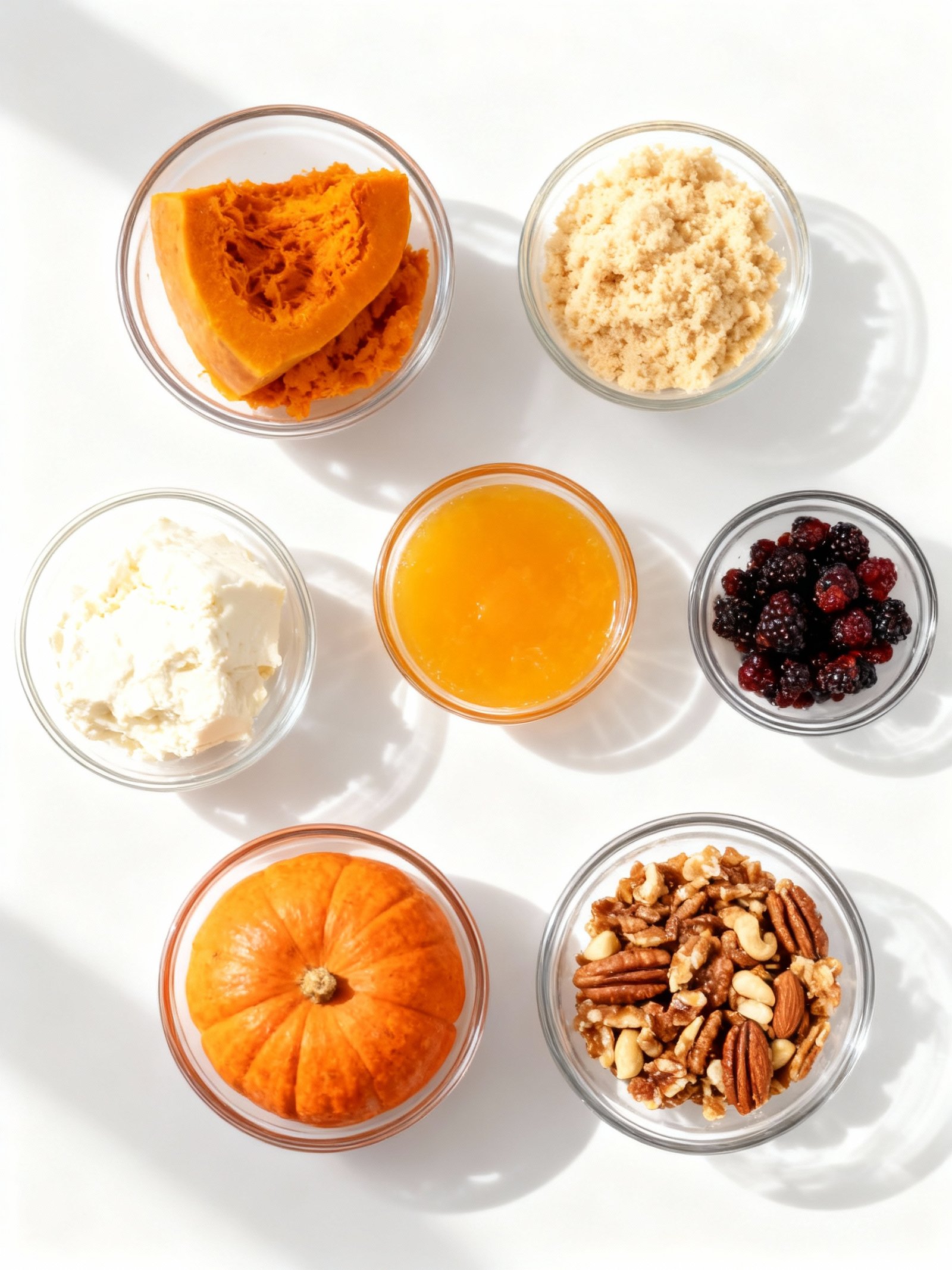 Pumpkin Cheesecake Trifle ingredients