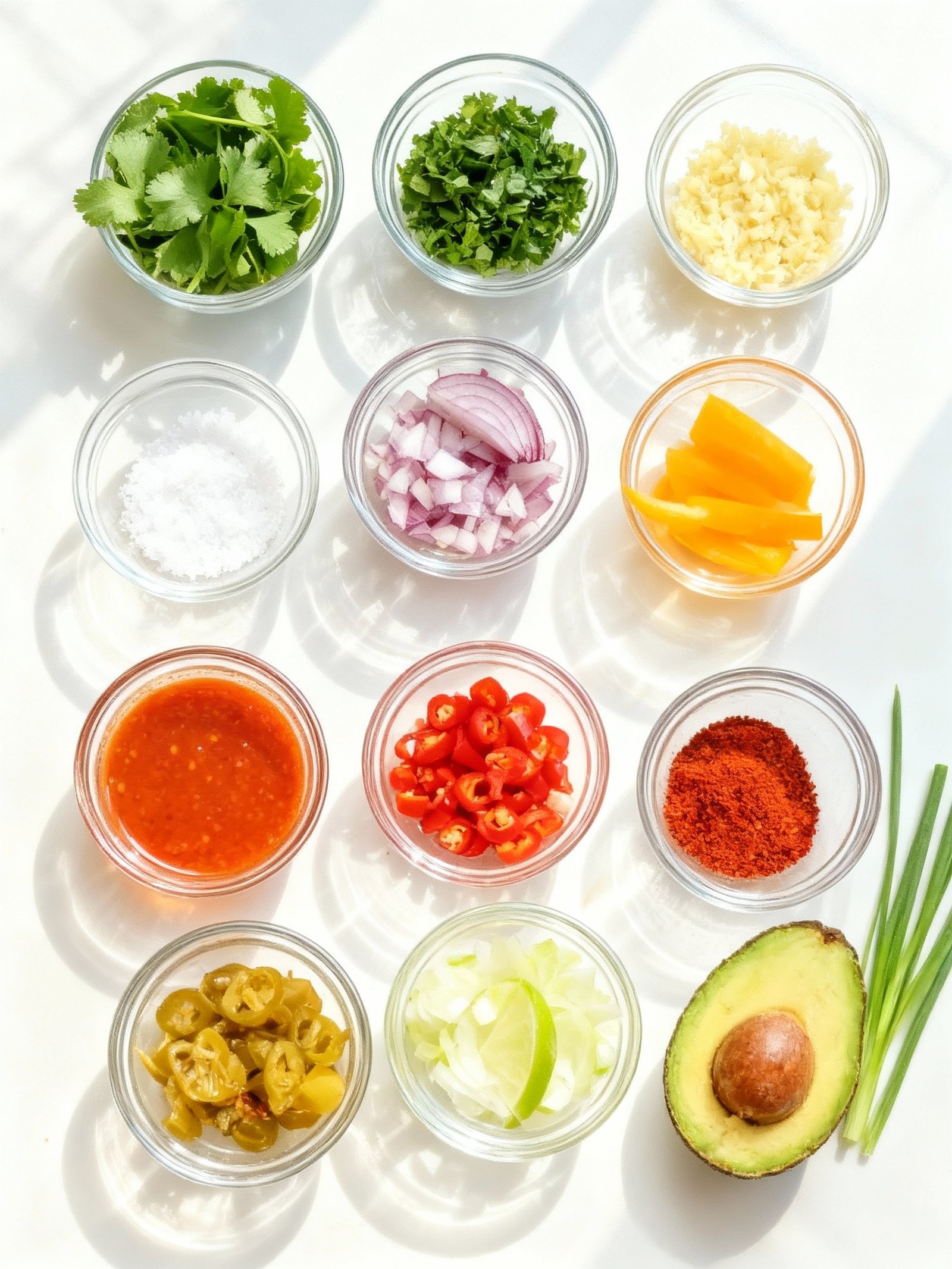 Spicy Grilled or Air Fried Bang Bang Chicken Skewers ingredients