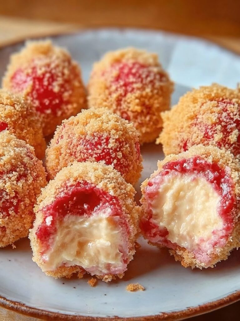 Strawberry Cheesecake Crunch Bites Recipe