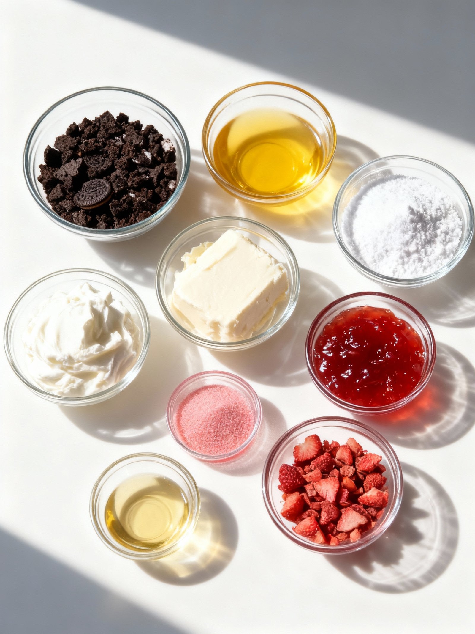 Strawberry Cheesecake Crunch Bites Recipe ingredients