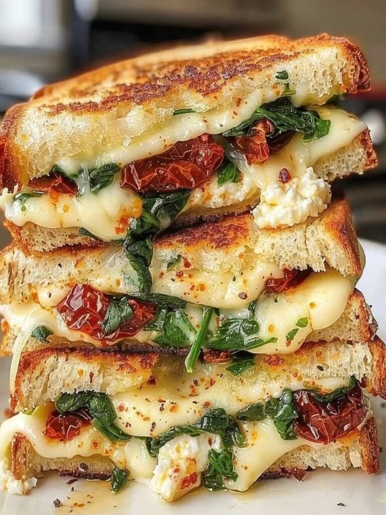 Sun-Dried Tomato Grilled Cheese Sandwich Recipe