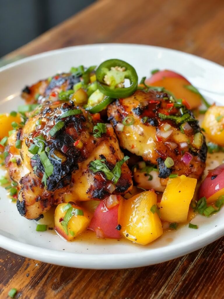 Jalapeno Peach Chicken Recipe