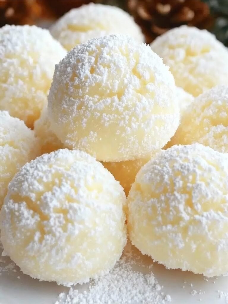 Sweetened Condensed Milk Snowball Cookies Recipe