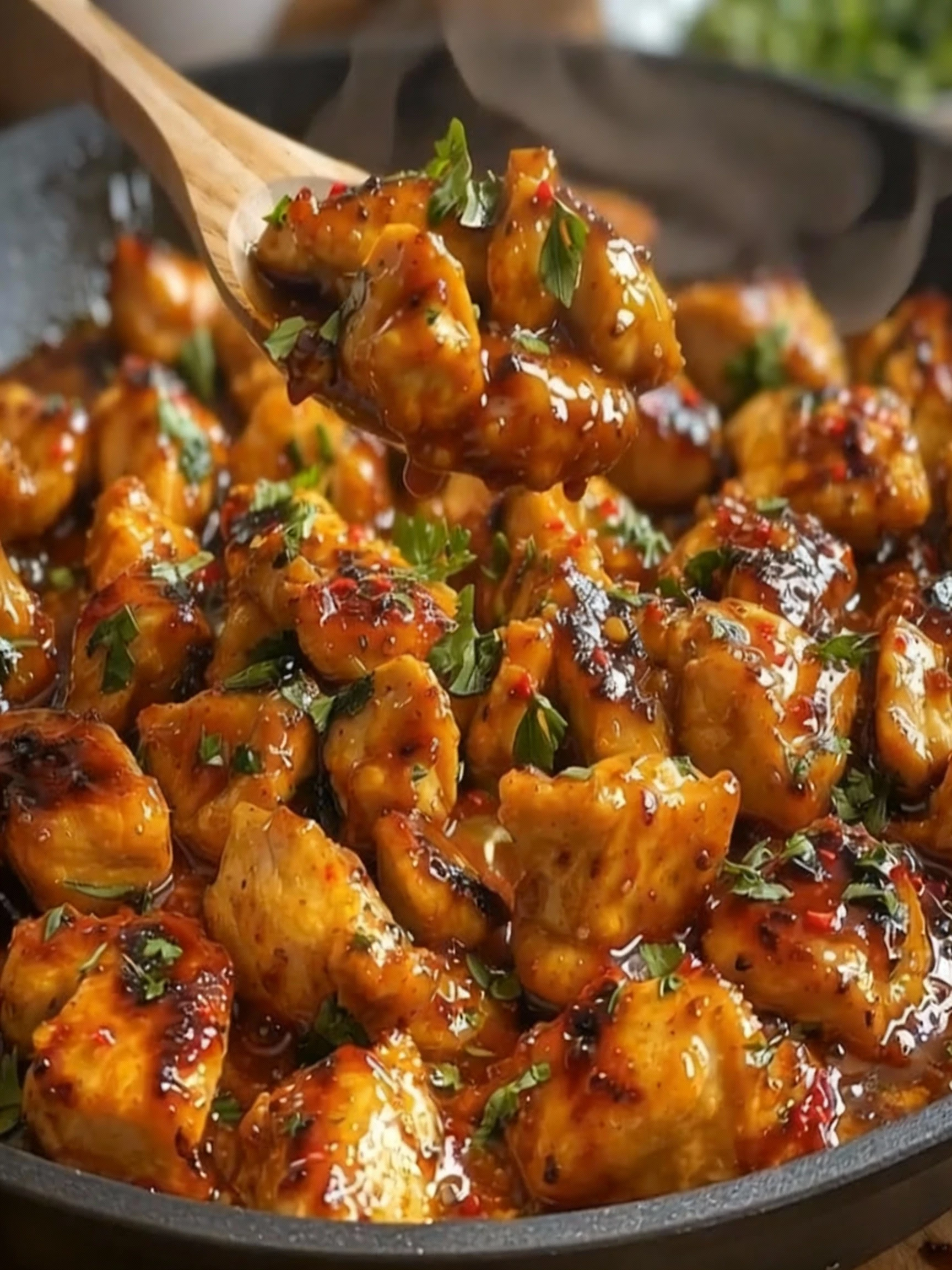 Texas Roadhouse Butter Chicken Skillet finished